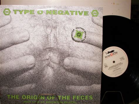 Type O Negative The Origin Of The Feces Vinyl Type O Negative
