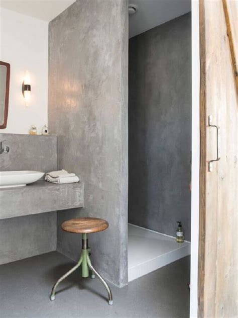 Banheiro Cimento Queimado 62 Projetos Incríveis para se Inspirar