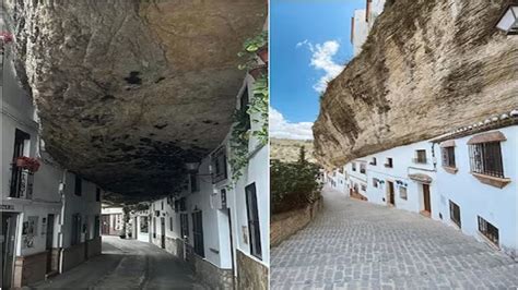 दुनिया की सबसे अजीब जगह चट्टानों के बीच बसा है शहर Video Spain