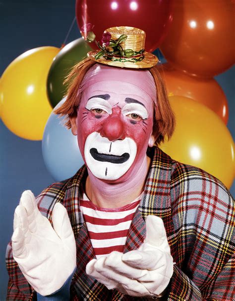1960s Portrait Of Clown With A Sad Photograph By Vintage Images Fine