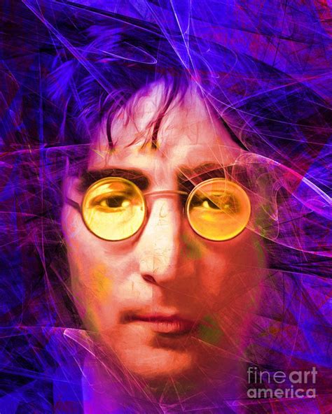 John Lennon Imagine 20160521 V3 Poster Canvas Print Wooden