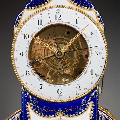 Julien Béliard A Late 18 Th Century Striking Skeleton Clock With