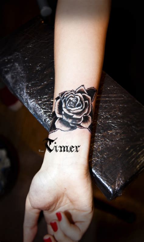Try this beautiful tattoo design for a spectacular effect! 40+ Most Beautiful Black Rose Tattoo Images