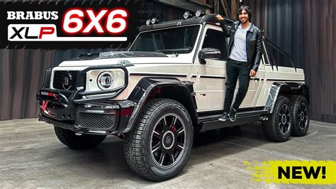 2023 Brabus G63 6x6 G900 The 15m Off Road Beast First Look Youtube