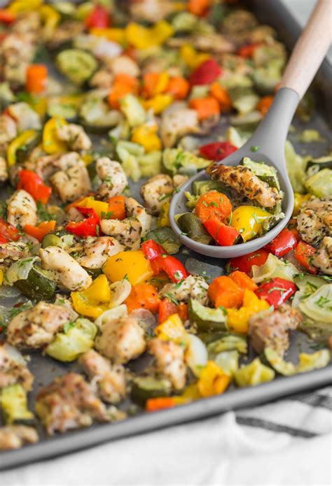 Healthy Baked Chicken Recipes With Vegetables
