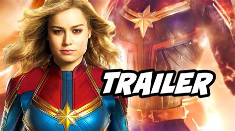 Captain Marvel Official Trailer Avengers 4 Easter Eggs Youtube