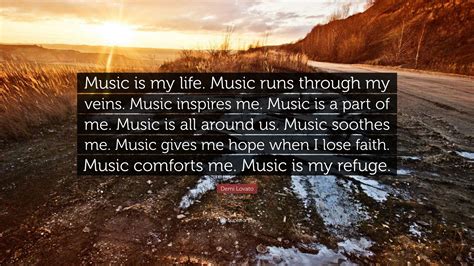 Последние твиты от music inspires us ' (@inzpiredbymusic). Demi Lovato Quote: "Music is my life. Music runs through my veins. Music inspires me. Music is a ...