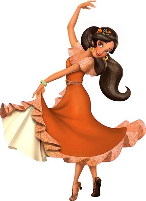 Elena New Look Orange Dress Elena Of Avalor All Disney Princesses