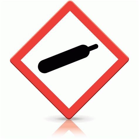 Non Flammable Gas Label Pensandpieces