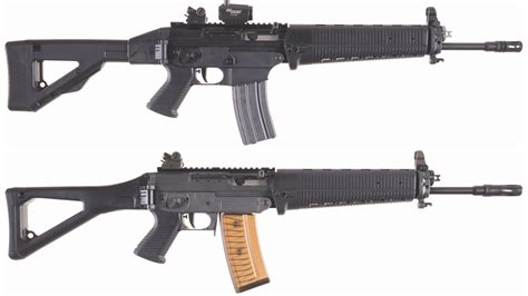 Two Sig Sauer Semi Automatic Rifles Rock Island Auction