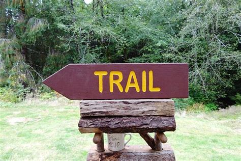 National Park Style Trail Head Sign Rustic Handmade Vintage Park Sign