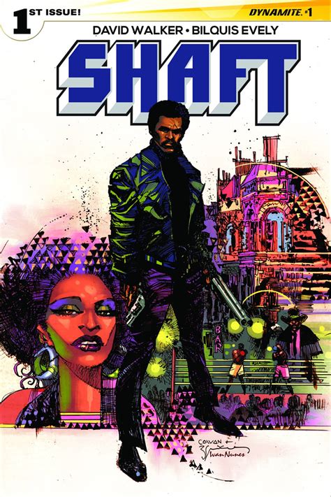 But keep an eye on the sky. Shaft Comic Book released today - STEVE ALDOUS