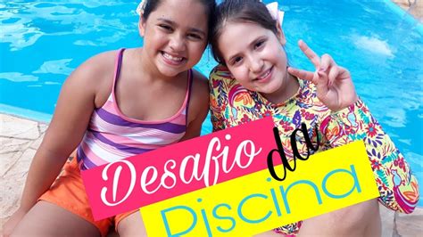 Desafio Da Piscina Desafio Da Piscina Com BalÕes Surpresa Youtube