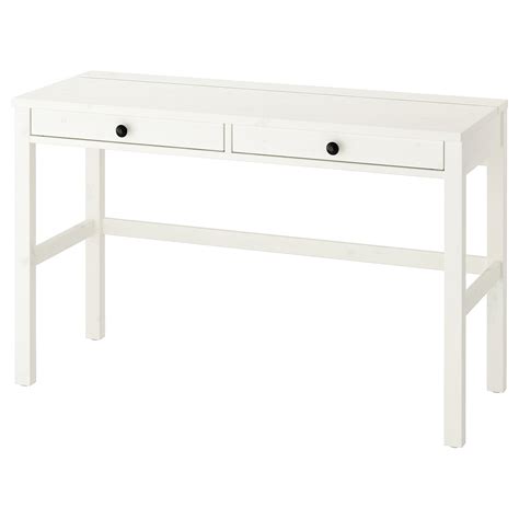 If you're in need of. HEMNES Desk with 2 drawers, white stain, 47 1/4x18 1/2" - IKEA