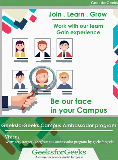 Campus Ambassador Program By Geeksforgeeks Geeksforgeeks