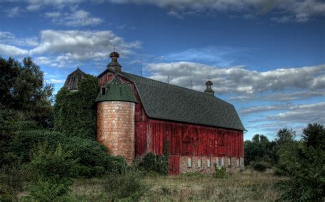 Old Red Barn Wallpapers Wallpapers Hd