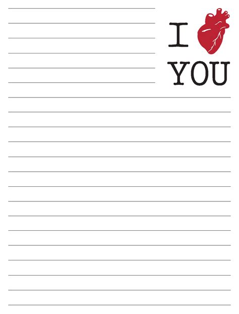 Heart Stationery Printable Tortagialla Heart Stationery Stationery