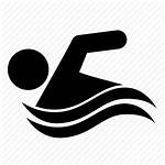 Swimming Icon Pool Swim Icons Olympic Swimmer