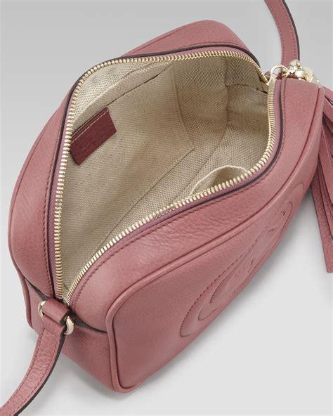 Lyst Gucci Soho Leather Shoulder Bag In Pink 8c2