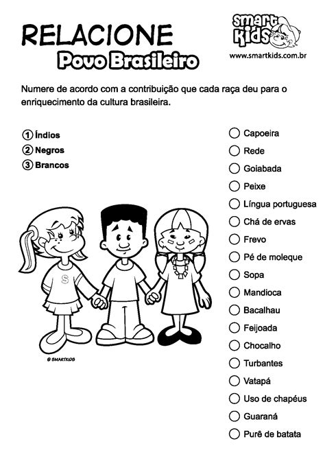 Atividade Sobre A Diversidade Do Povo Brasileiro Ano Edubrainaz