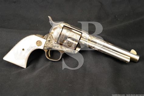 Custom Colt 1st Gen Single Action Army Saa 38 Special Revolver 1893