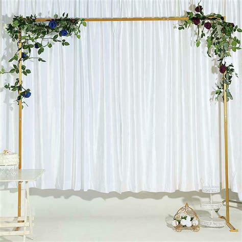 7ft Tall Gold Round Wedding Arch Metal Arch Round Arch Backdrop Stand