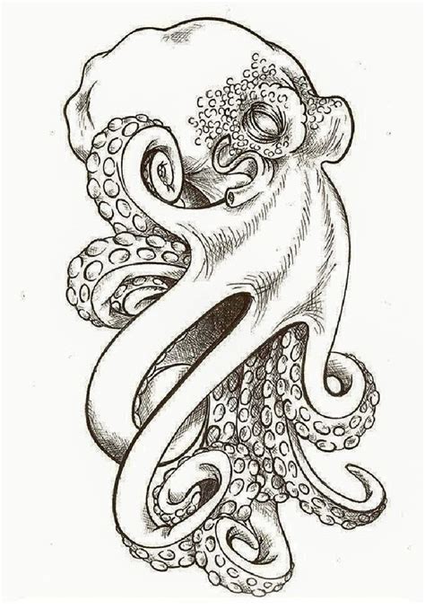 Paintings And Artwork On Mercari Octopus Drawing Octopus Tattoo Octopus Tattoo Design