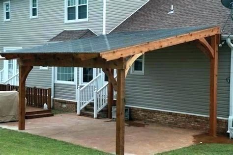 The cube doubles as a theater and is equipped. Wood Patio Covers Wooden Patio Roof How To Build A ...