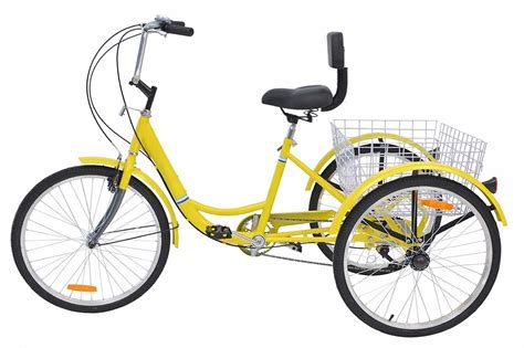 Slsy Adult Tricycles 7 Speed Top 3 Wheel Bike For Seniors