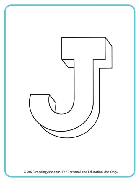 letter j coloring pages coloring library