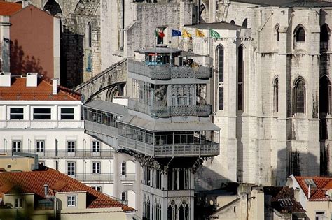 The Santa Justa Elevator In Lisbon Amusing Planet