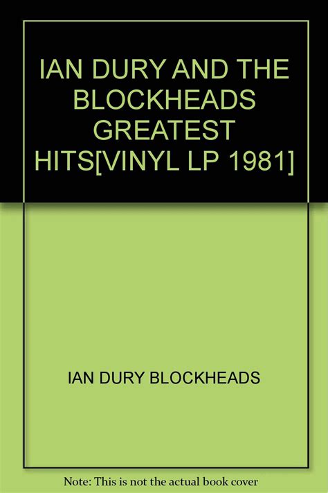 Ian Dury And The Blockheads Greatest Hits[vinyl Lp 1981] Uk
