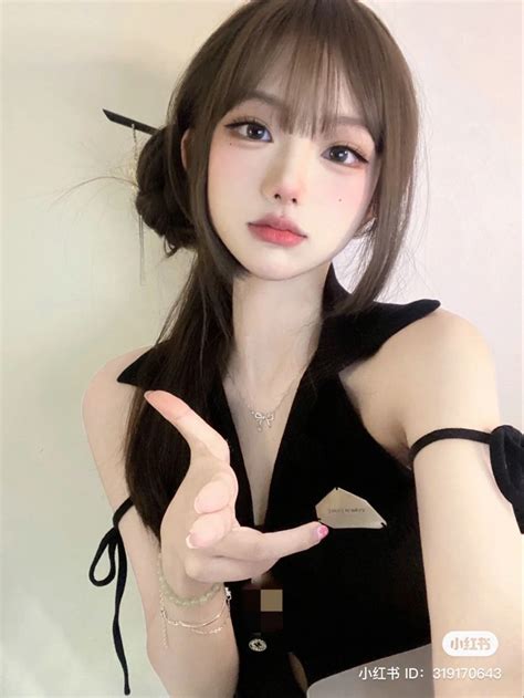 Douyin Chinese Girls Japanase Girl Ullzang Medium Long Haircuts
