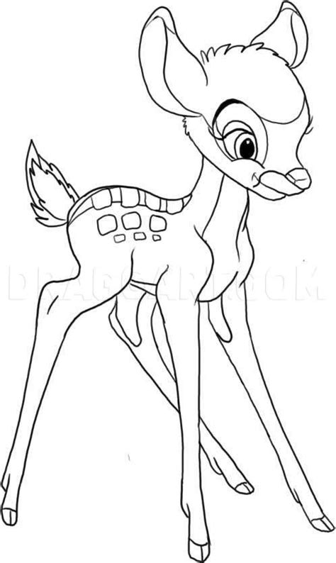 How To Draw Bambi Step By Step Drawing Guide By Dawn Artofit