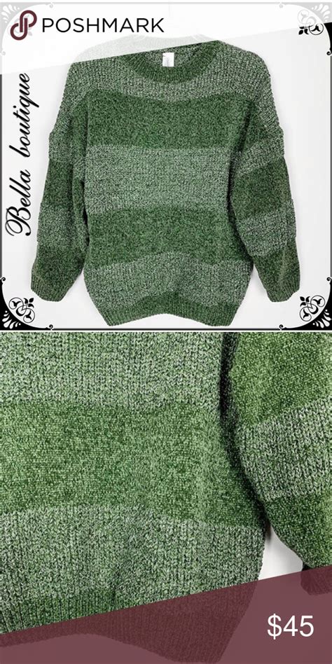 🍃 Dark Green Chenille Feel Sweater 🍃 🍃 Youll Love This Warm And Cozy 🍃