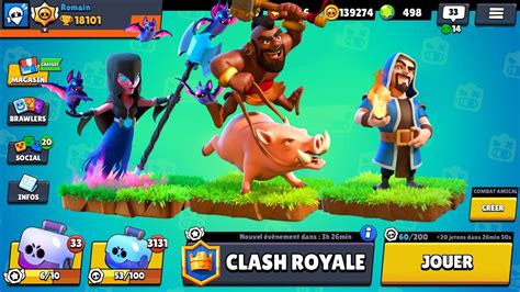 All content must be directly related to brawl stars. JE JOUE A CLASH ROYALE DANS BRAWL STARS 🐷 - YouTube
