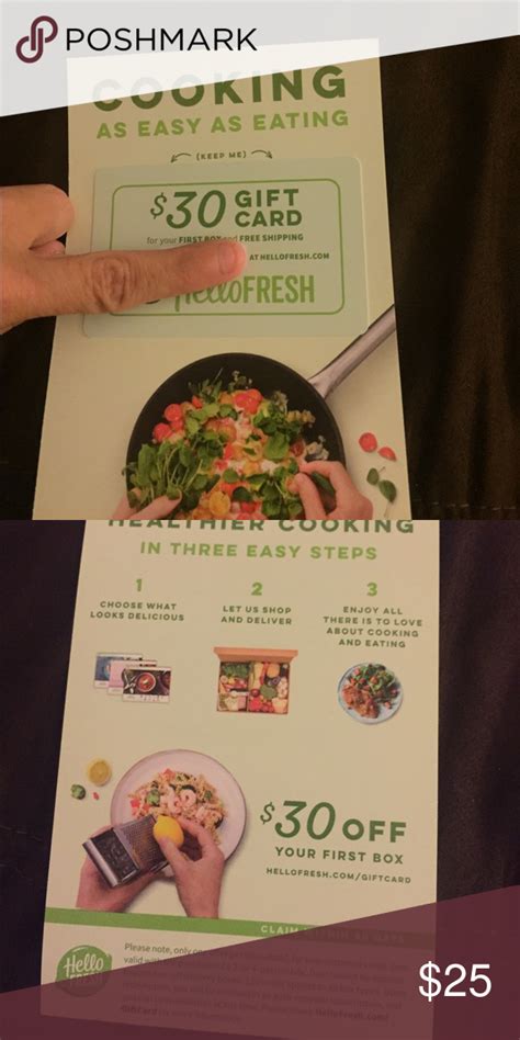 Fri, jul 30, 2021, 12:55pm edt HelloFresh gift card $30 gift card for your first box n ...
