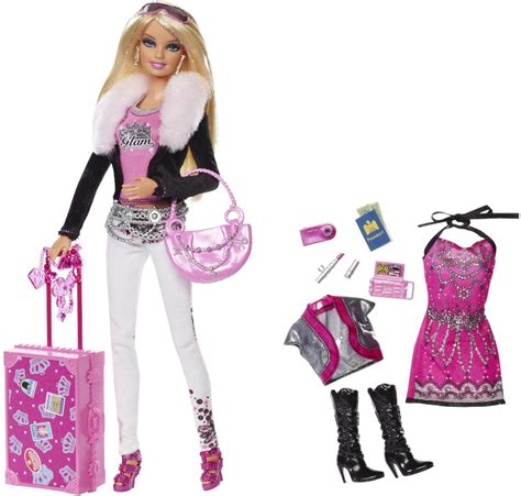 2011 Fashionistas World Tour Swappinstyle Glam Barbie Doll W1595