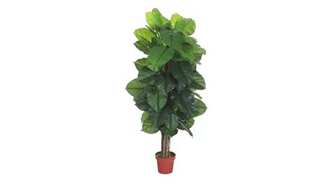 63 Large Leaf Philodendron Artificial Plant Real Touch Nearly Natural