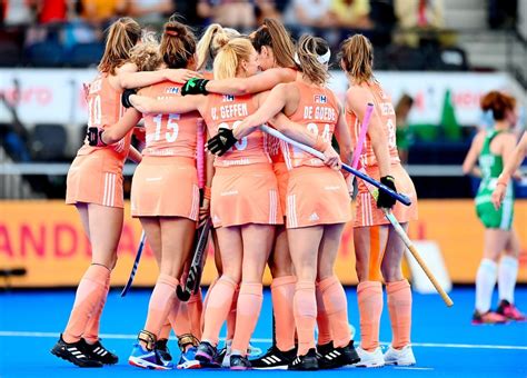 Netherlands Vs Ireland In Fih Womens World Cup Dutch Overcome Slow Start To Thump Irish Team