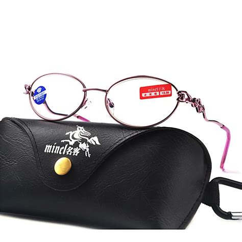 Mincl2018 Fashion Multi Focal Progressive Reading Glasse Lady Eyeglasses Half Frame Reader