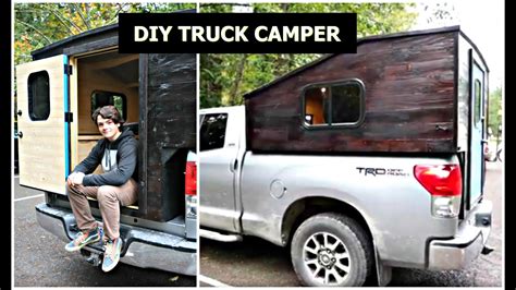 Diy Truck Cap 16 Homemade Truck Topper Ideas Truck Toppers Pickup