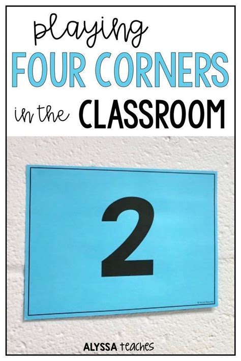 Maybe you would like to learn more about one of these? Playing Four Corners in the Classroom | Classroom games ...