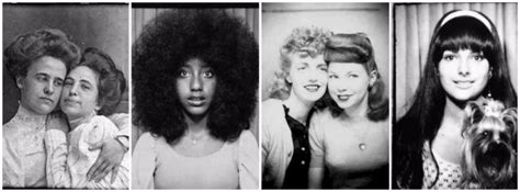 the evolution of selfie women taking photobooth selfies from 1900s to 1970s selfie photo