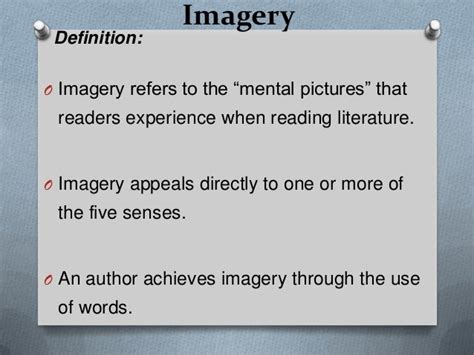️ Definition of imagery with examples. What is Imagery? Literary ...
