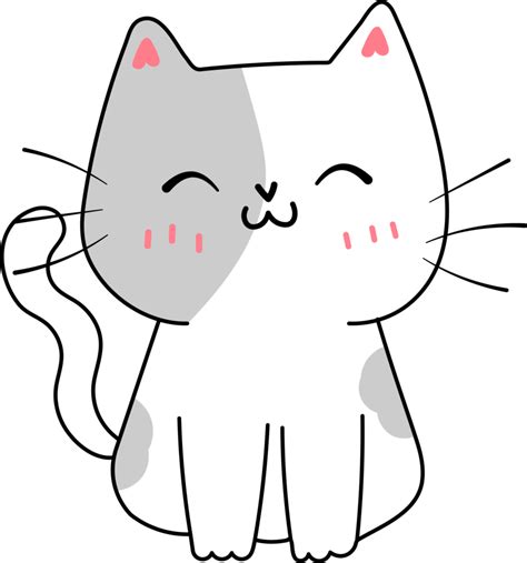 Happy Funny Cute Kitty Fluffy Cat 16326392 Png