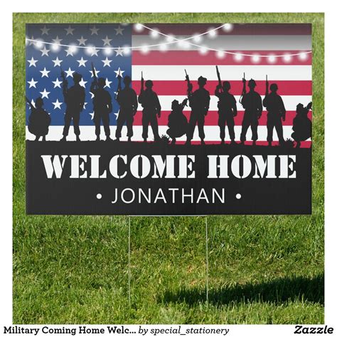 Military Coming Home Welcome Sign Welcome Home Signs