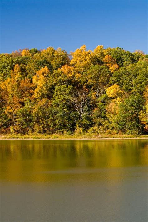 Autumn Scenery By Lake Stock Photo Image Of Outdoor Beautiful 6818572