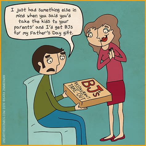 father s day unearthed comics misunderstanding take out food meal comics funny