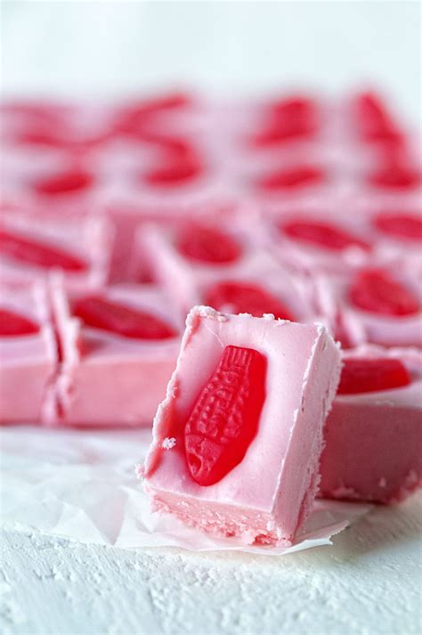 What flavor are swedish fish. Go Fish Fudge | Sweet ReciPEAs | Fudge recipes, Swedish ...